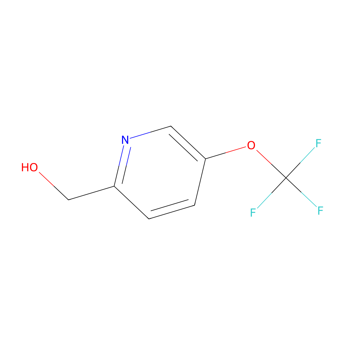 [5-(Trifluoromethoxy)pyridin-2-yl]methanol molecular structure, CAS 31181-85-8