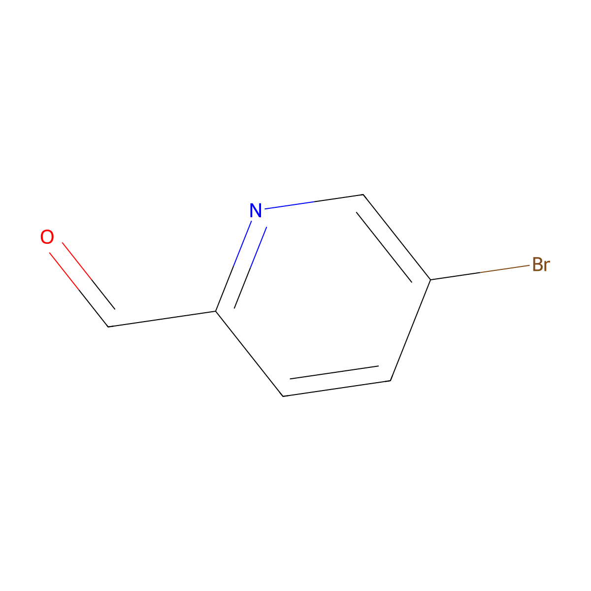 5-Bromopyridine-2-carbaldehyde molecular structure, CAS 31181-90-5