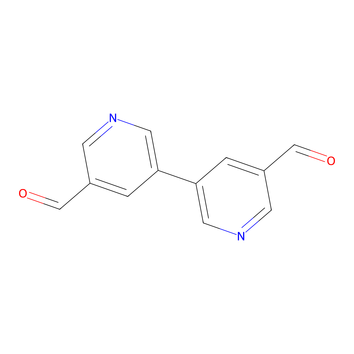[3,3'-Bipyridine]-5,5'-dicarbaldehyde molecular structure, CAS 311811-95-7