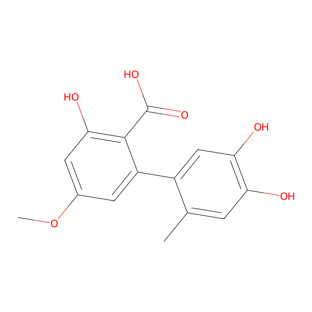 Altenusin molecular structure, CAS 31186-12-6