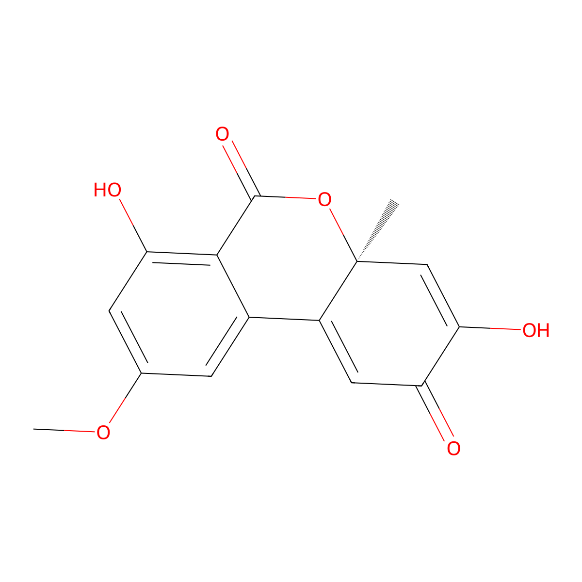 Dehydroaltenusin molecular structure, CAS 31186-13-7