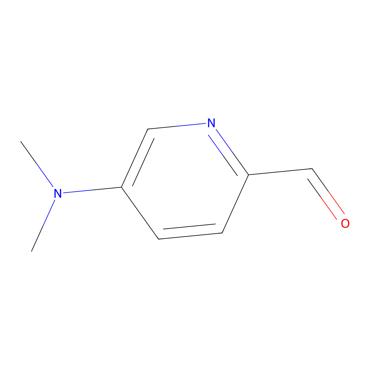 5-(Dimethylamino)pyridine-2-carbaldehyde molecular structure, CAS 31191-06-7