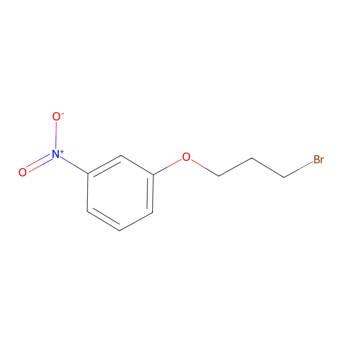 1-(3-Bromopropoxy)-3-nitrobenzene molecular structure, CAS 31191-43-2