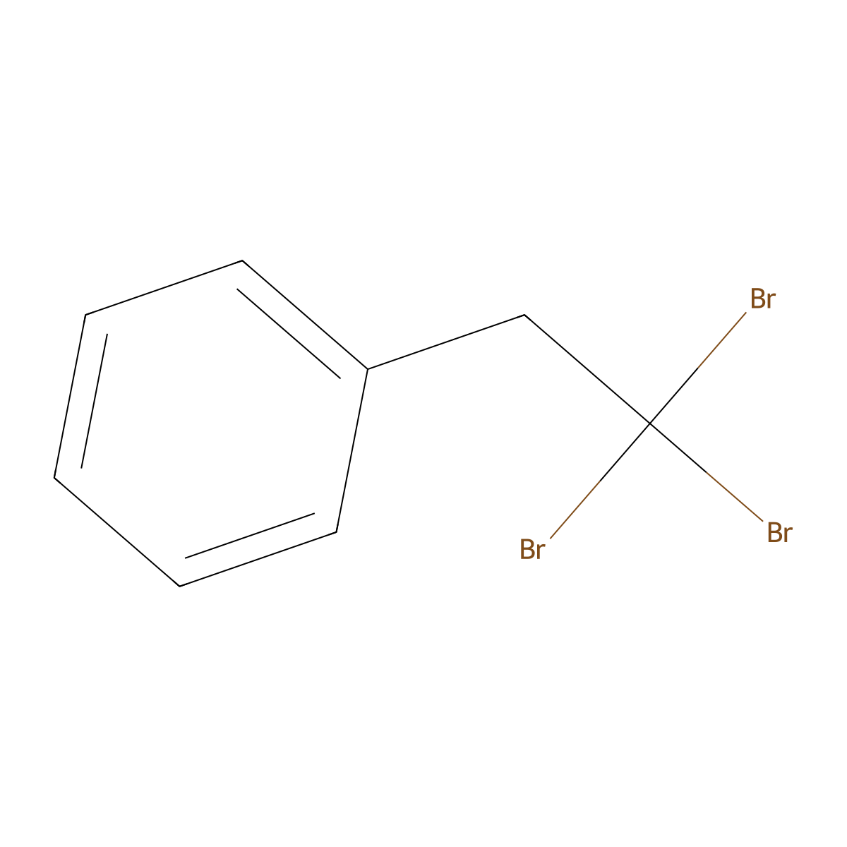 Tribromoethylbenzene molecular structure, CAS 31195-17-2