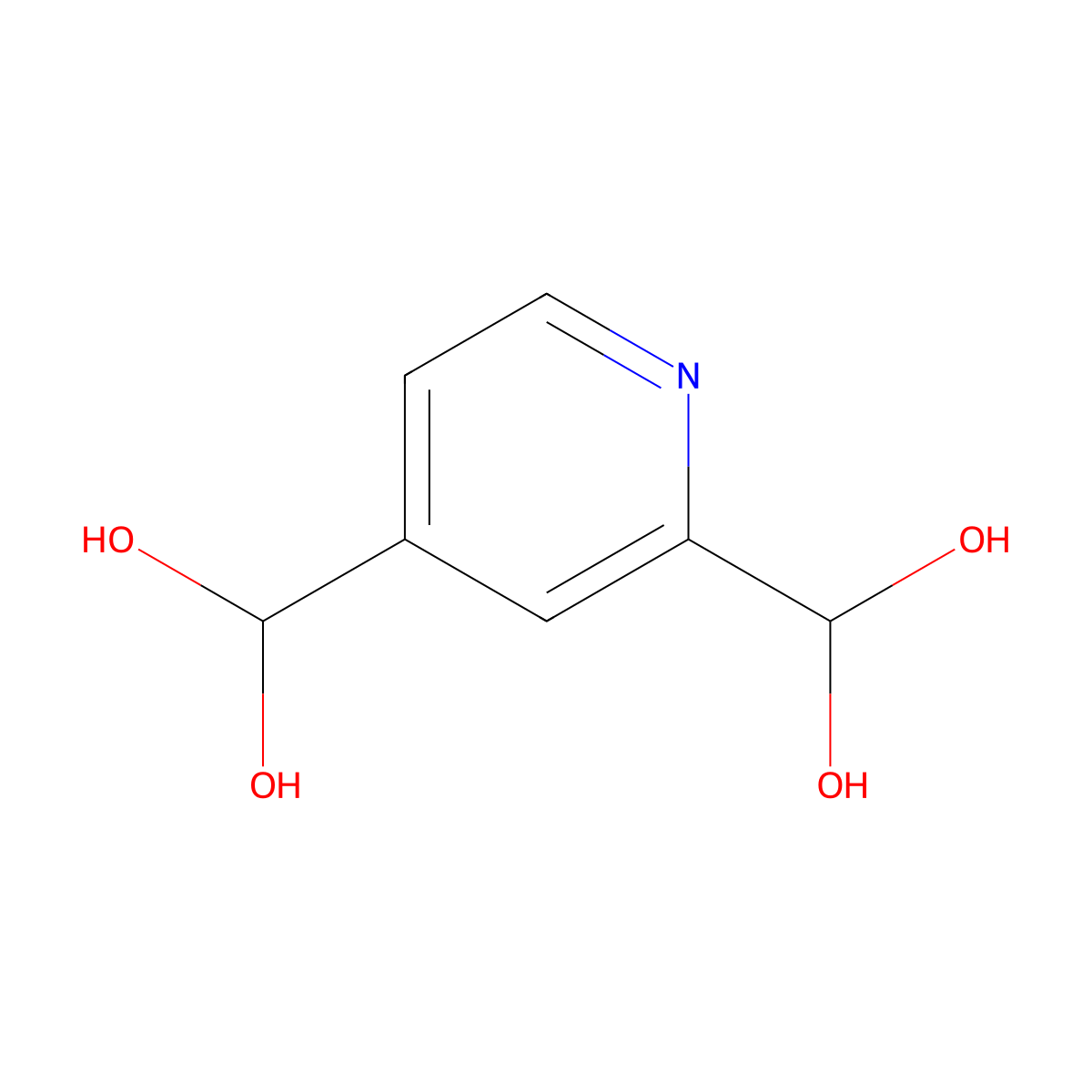Pyridine-2,4-diyldimethanediol molecular structure, CAS 31197-34-9
