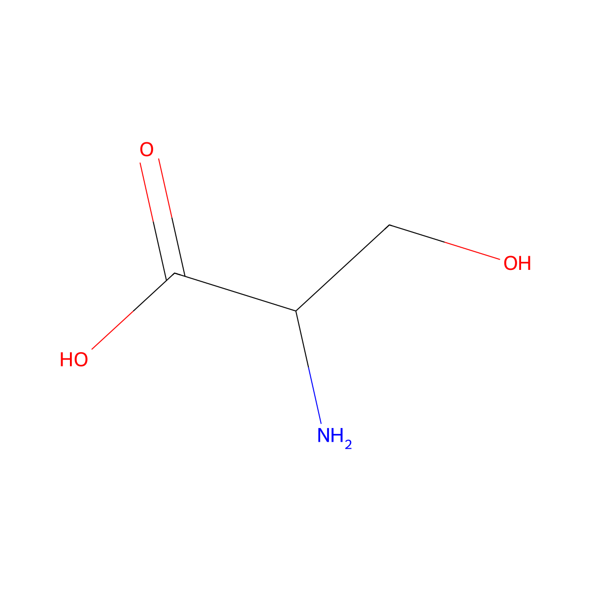 D-Serine molecular structure, CAS 312-84-5