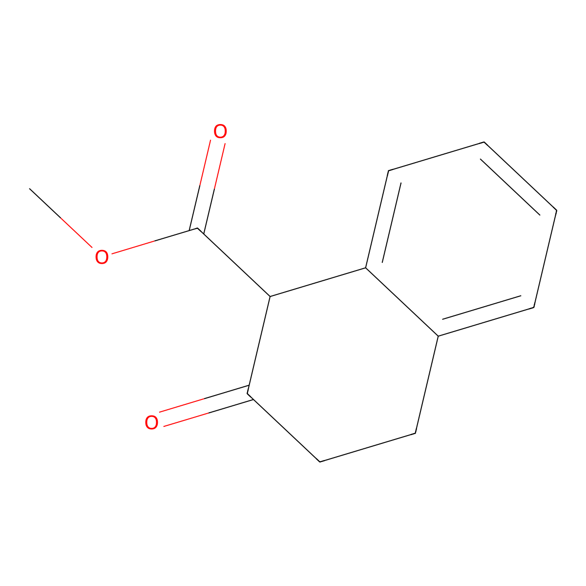 1-Naphthalenecarboxylic acid, 1,2,3,4-tetrahydro-2-oxo-, methyl ester molecular structure, CAS 31202-23-0