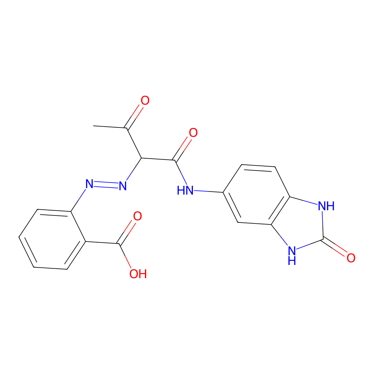 Pigment Yellow 151 molecular structure, CAS 31206-98-1