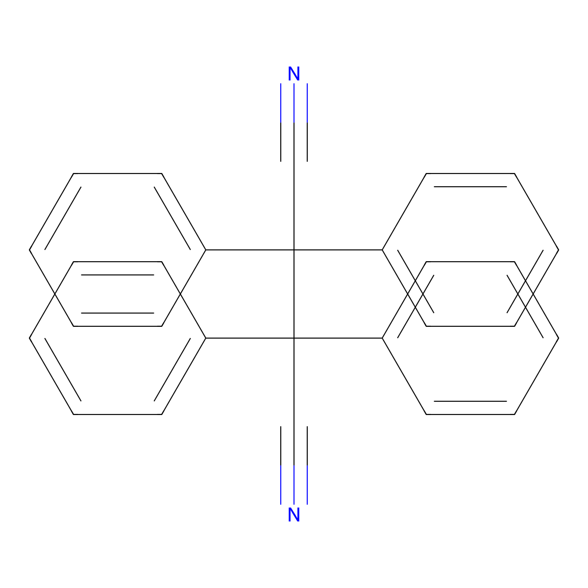 Butanedinitrile, tetraphenyl- molecular structure, CAS 3122-21-2