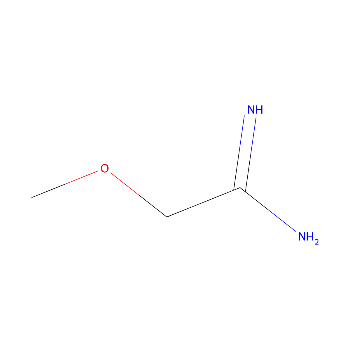 2-Methoxyethanimidamide molecular structure, CAS 3122-73-4