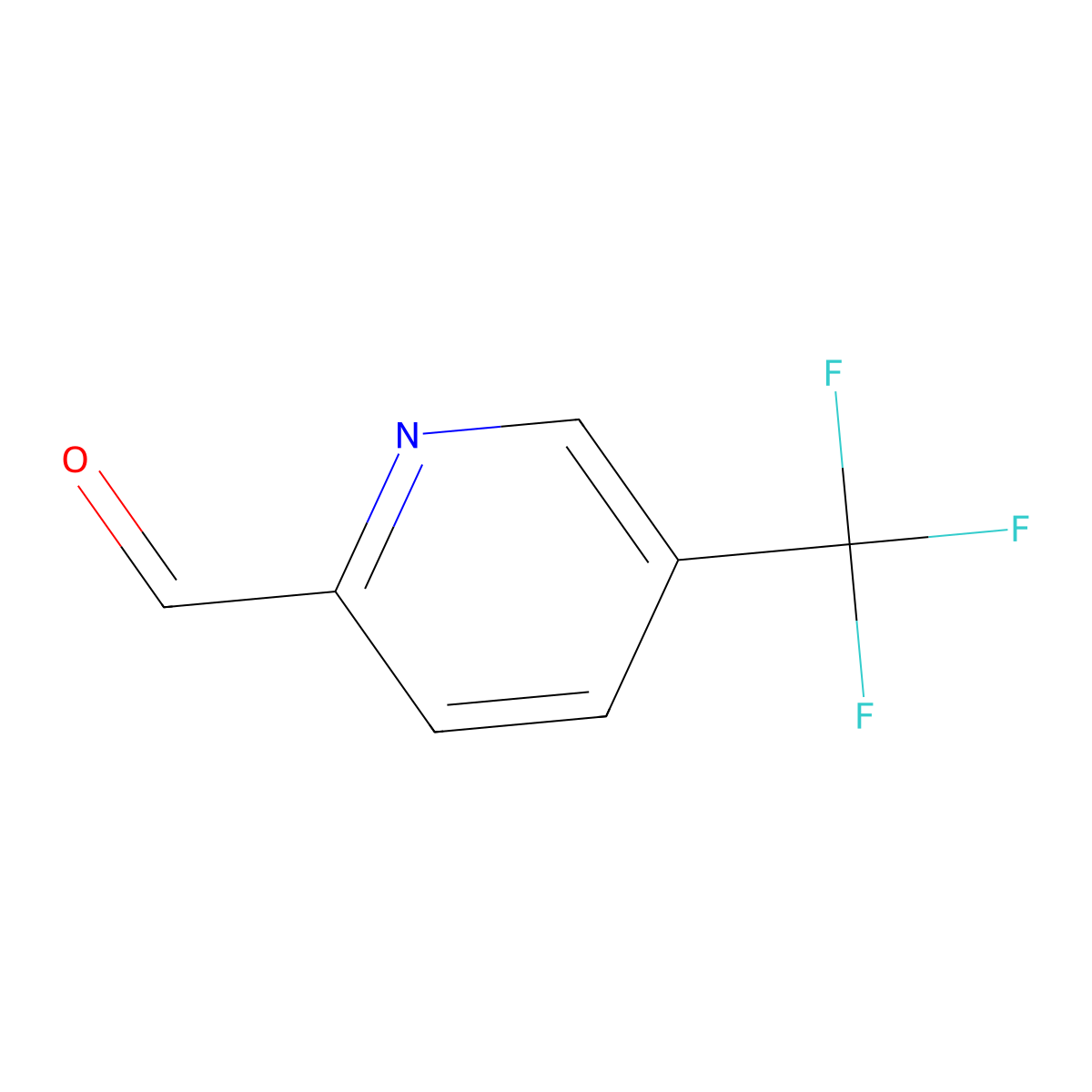 5-(Trifluoromethyl)pyridine-2-carbaldehyde molecular structure, CAS 31224-82-5