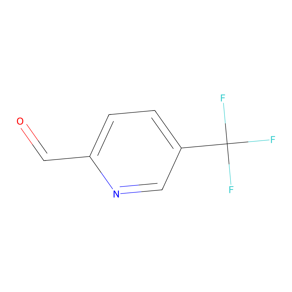 5-(Trifluoromethyl)pyridine-2-carbaldehyde molecular structure, CAS 31224-82-5