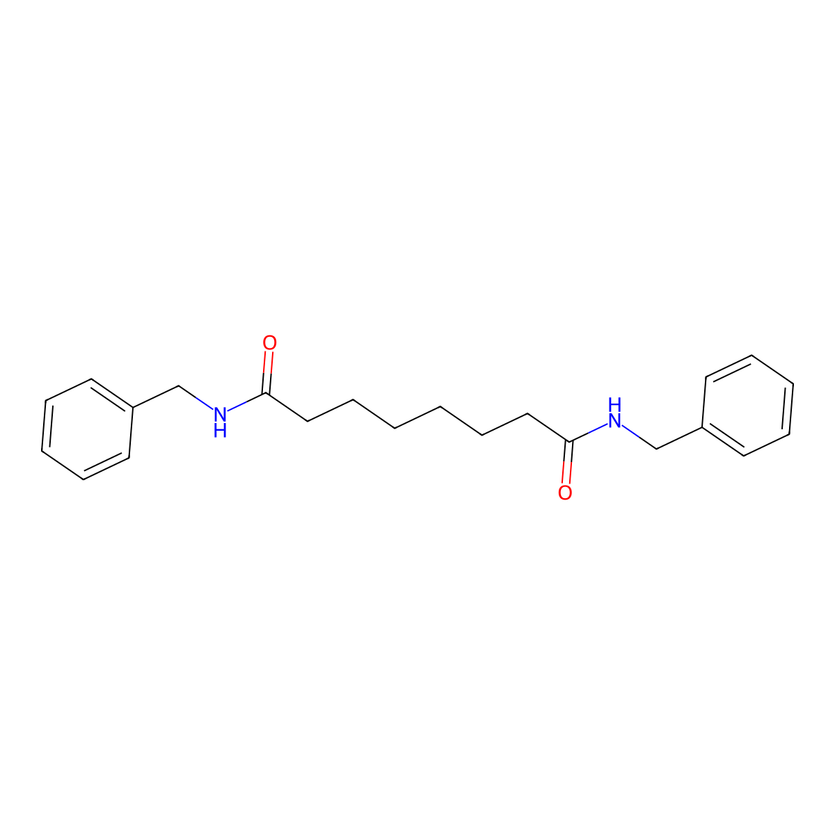 N,N'-dibenzyloctanediamide molecular structure, CAS 312272-99-4