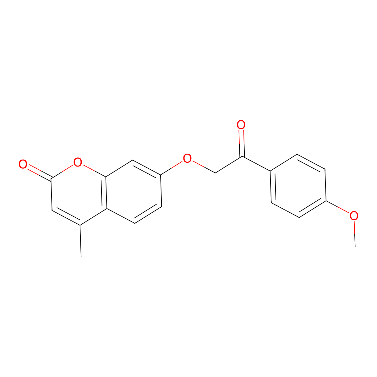 7-[2-(4-methoxyphenyl)-2-oxoethoxy]-4-methyl-2H-chromen-2-one molecular structure, CAS 312288-24-7