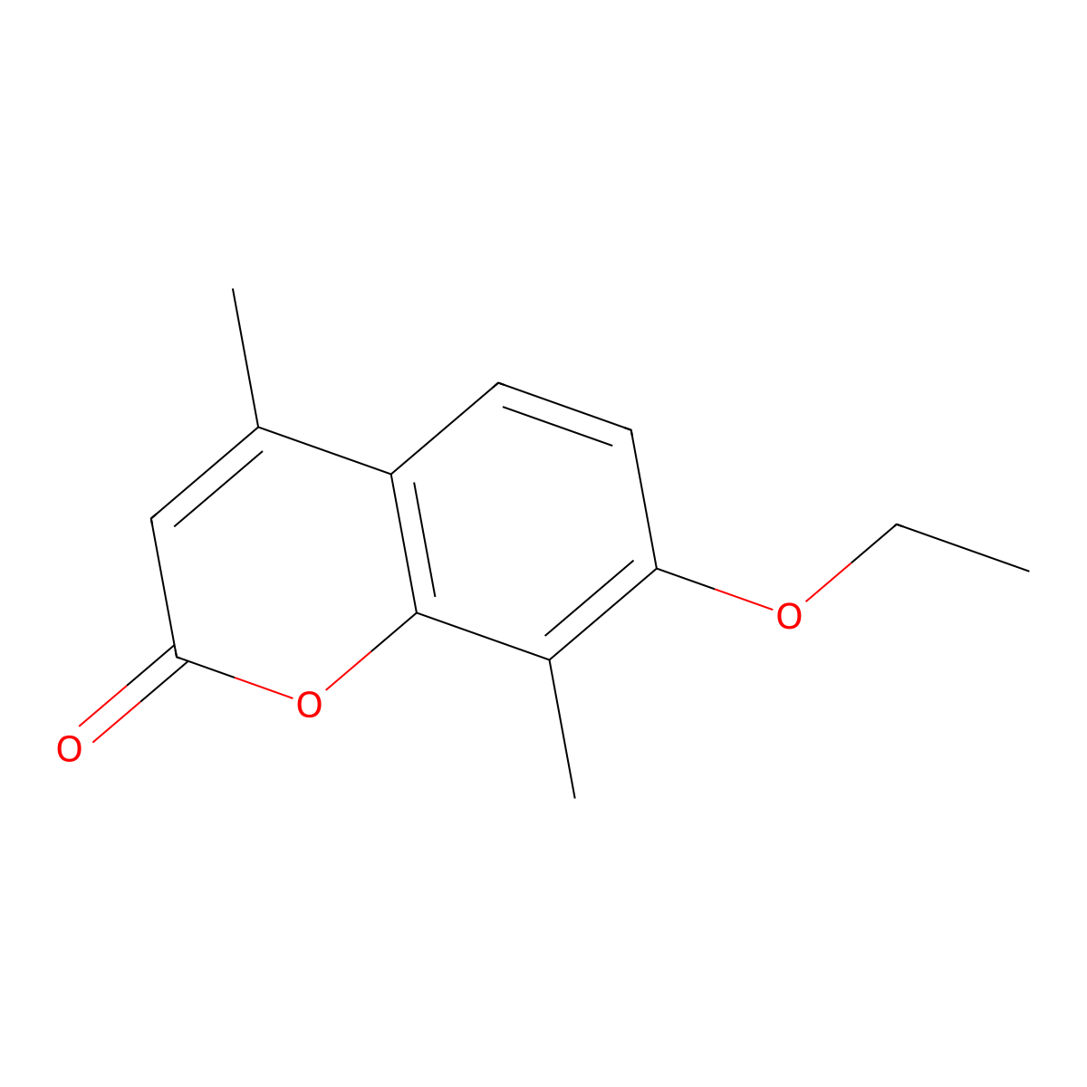 7-ethoxy-4,8-dimethyl-2H-chromen-2-one molecular structure, CAS 312288-25-8