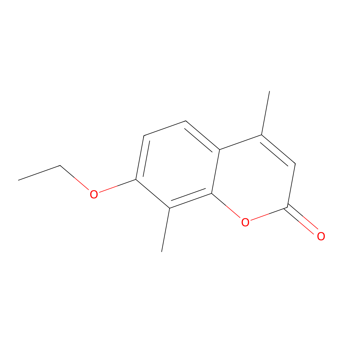 7-ethoxy-4,8-dimethyl-2H-chromen-2-one molecular structure, CAS 312288-25-8