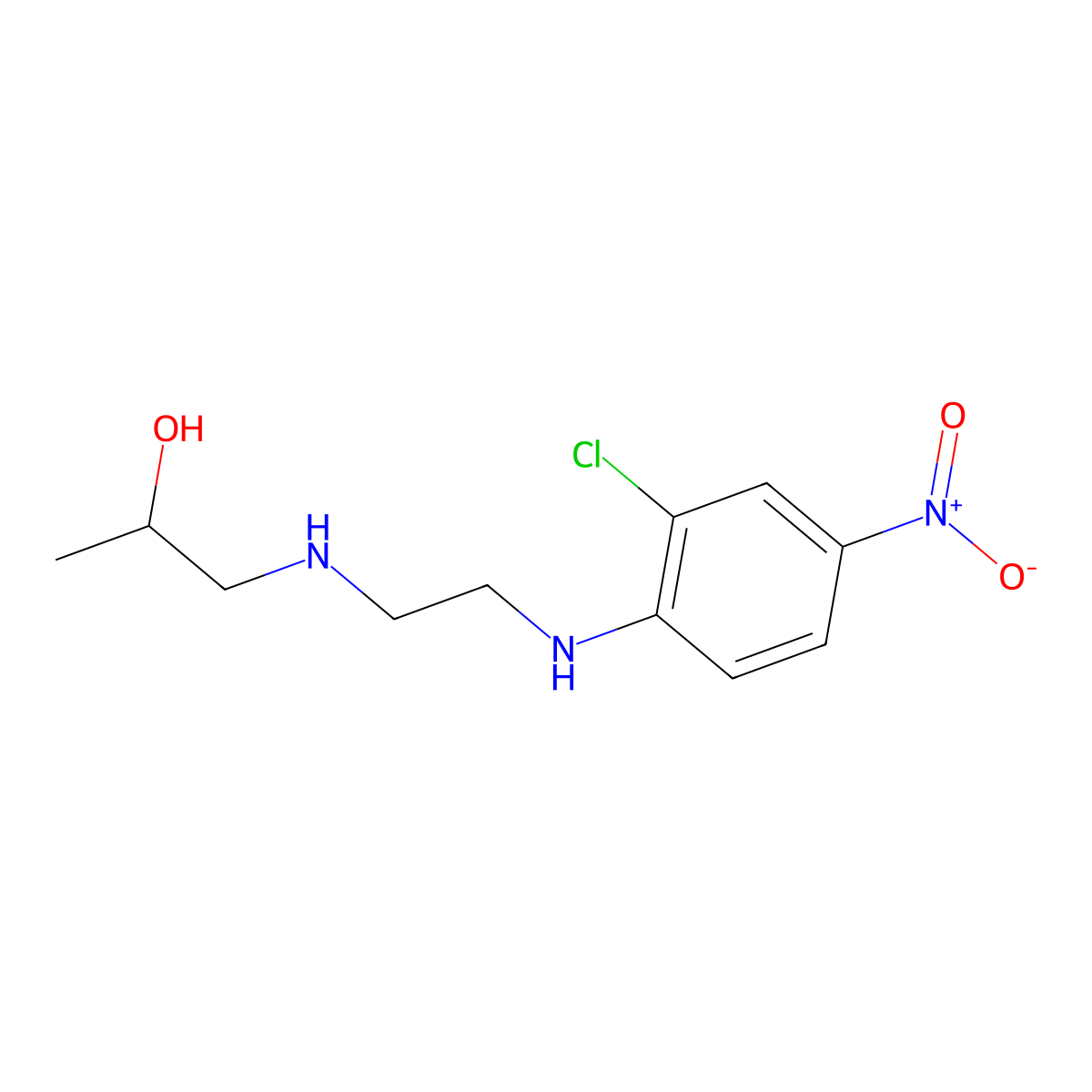 1-({2-[(2-Chloro-4-nitrophenyl)amino]ethyl}amino)propan-2-ol molecular structure, CAS 312289-55-7