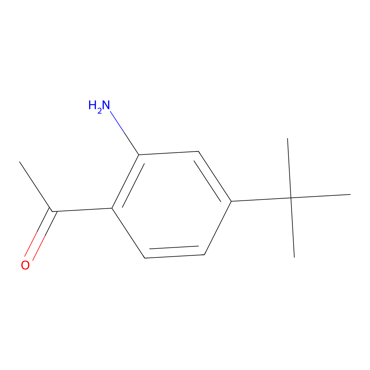 1-(2-Amino-4-tert-butylphenyl)ethanone molecular structure, CAS 312315-59-6