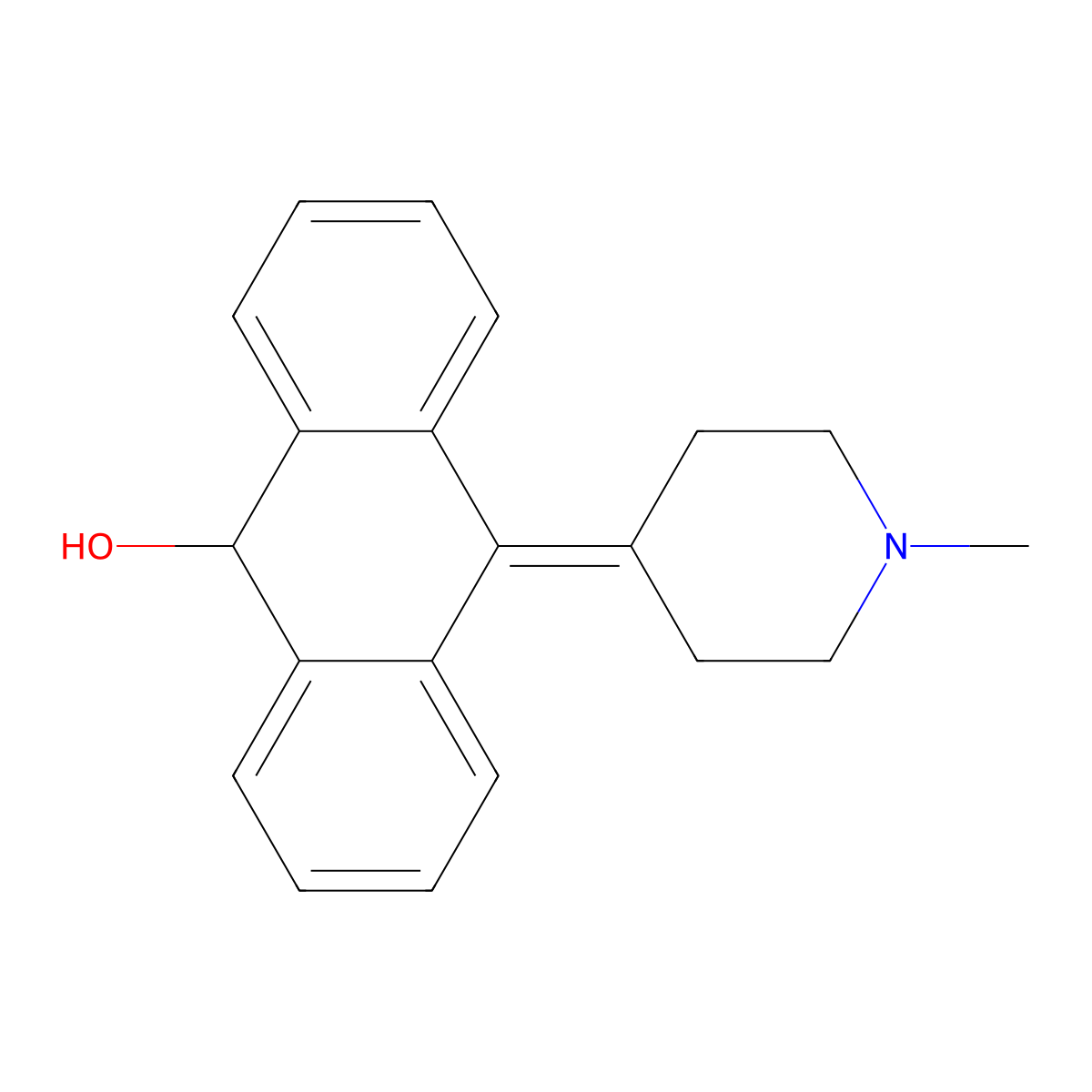 Danitracen molecular structure, CAS 31232-26-5