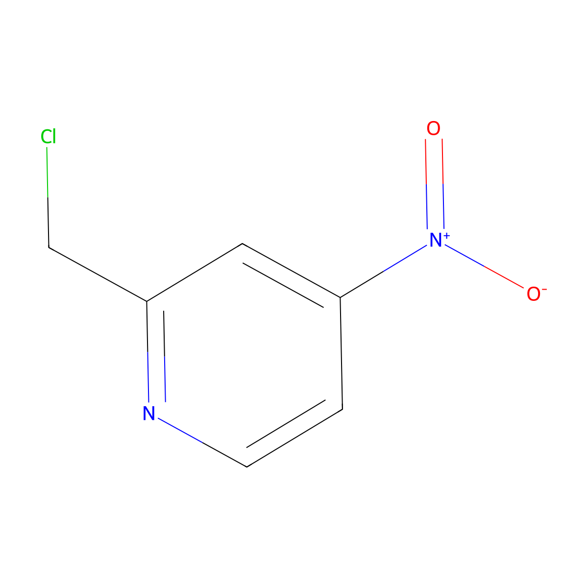 2-(Chloromethyl)-4-nitropyridine molecular structure, CAS 312321-71-4
