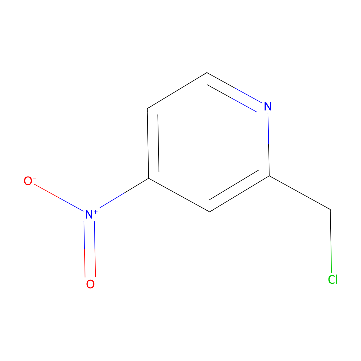 2-(Chloromethyl)-4-nitropyridine molecular structure, CAS 312321-71-4