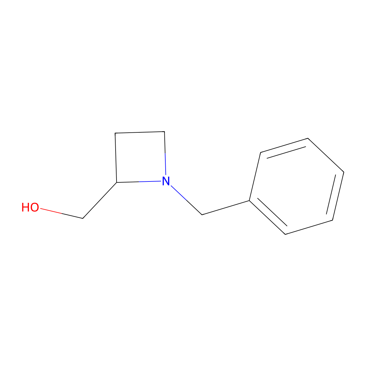 (1-Benzylazetidin-2-yl)methanol molecular structure, CAS 31247-34-4