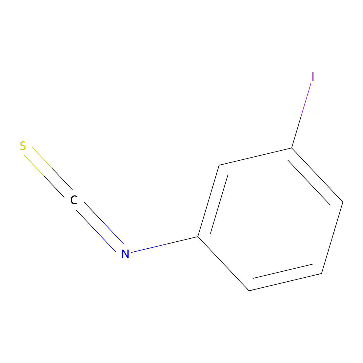 3-Iodophenylisothiocyanate molecular structure, CAS 3125-73-3