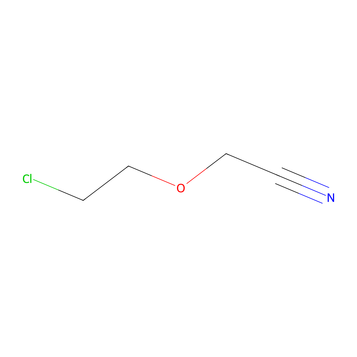 2-(2-Chloroethoxy)acetonitrile molecular structure, CAS 31250-08-5