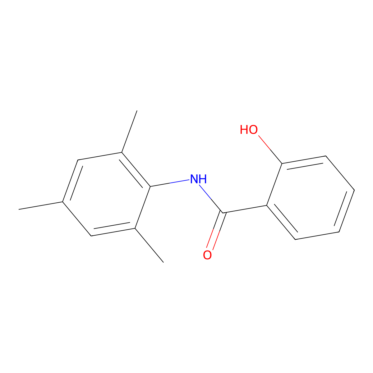 2-Hydroxy-n-mesitylbenzamide molecular structure, CAS 312503-21-2