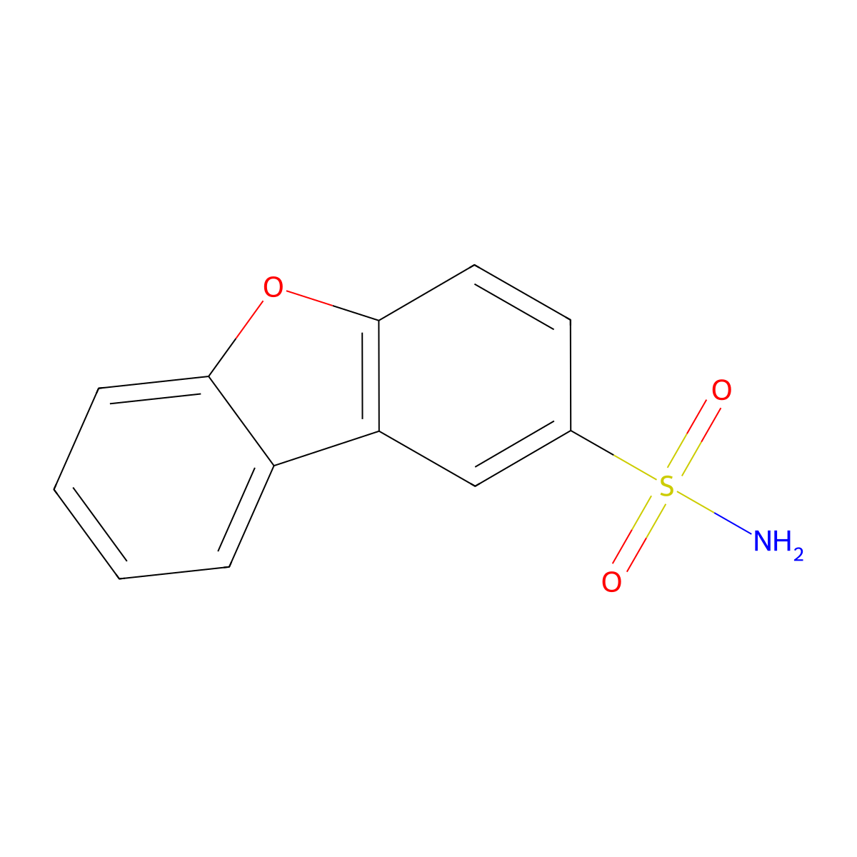 Dibenzofuran-2-sulfonamide molecular structure, CAS 312504-99-7