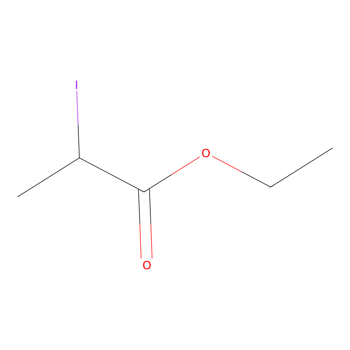 Ethyl 2-Iodopropionate molecular structure, CAS 31253-08-4