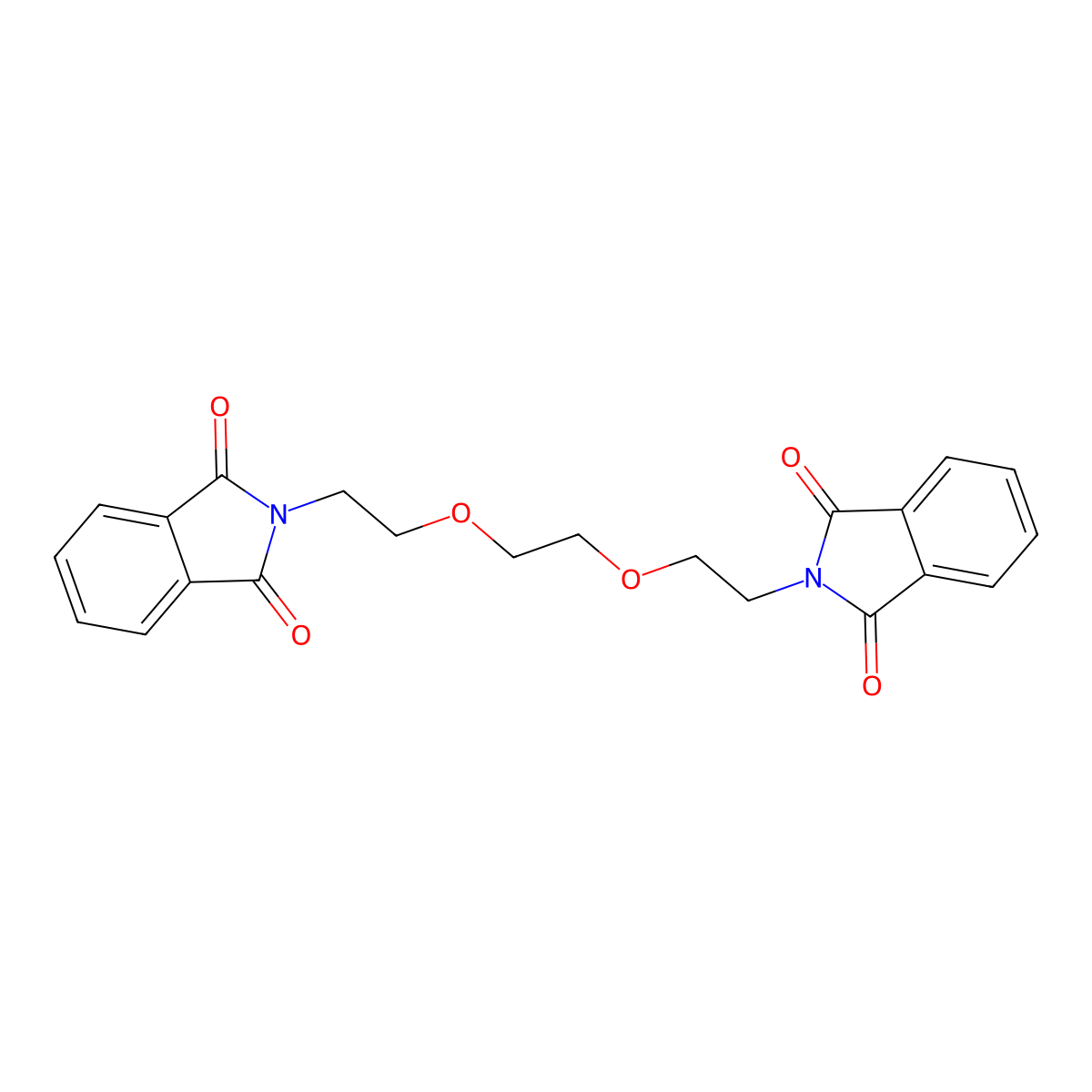 2-(2-{2-[2-(1,3-Dioxo-1,3-dihydro-2H-isoindol-2-YL)ethoxy]ethoxy}ethyl)-1H-isoindole-1,3(2H)-dione molecular structure, CAS 31255-11-5