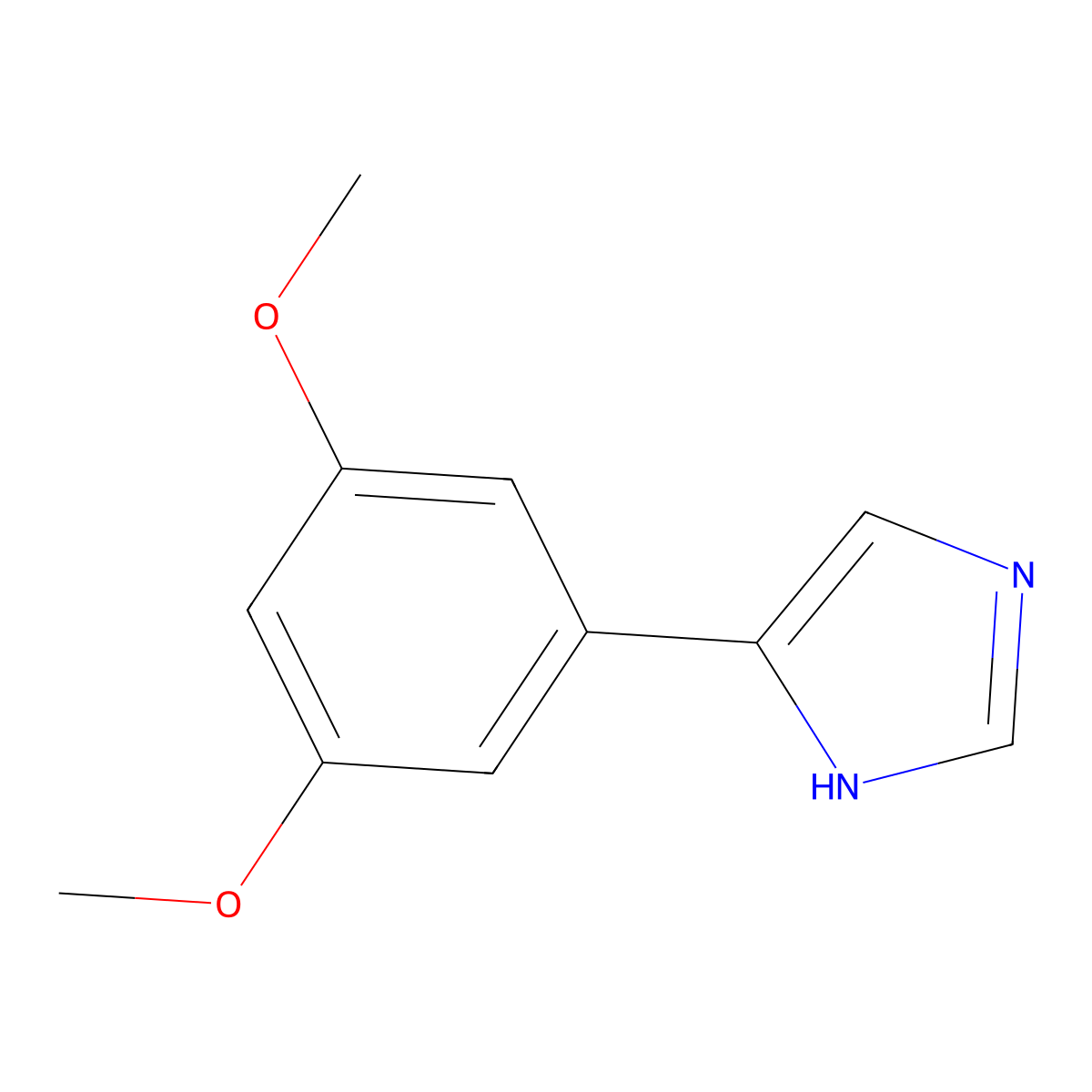4-(3,5-dimethoxyphenyl)-1H-imidazole molecular structure, CAS 312583-37-2