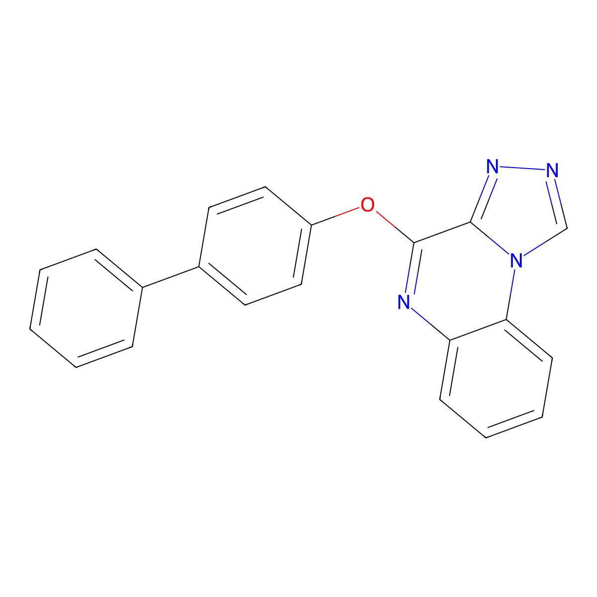 4-(4-Phenylphenoxy)-[1,2,4]triazolo[4,3-a]quinoxaline molecular structure, CAS 312587-69-2