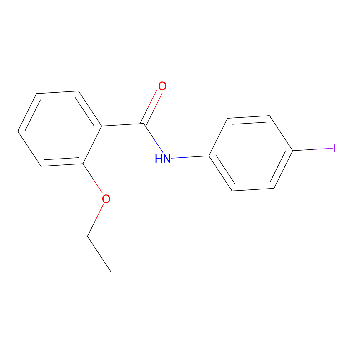 2-ethoxy-N-(4-iodophenyl)benzamide molecular structure, CAS 312588-69-5