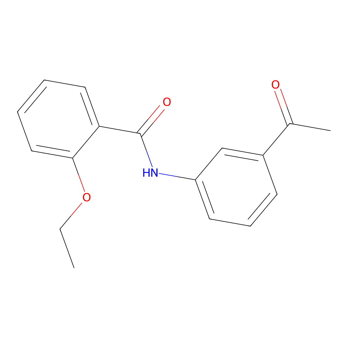 N-(3-acetylphenyl)-2-ethoxybenzamide molecular structure, CAS 312588-72-0