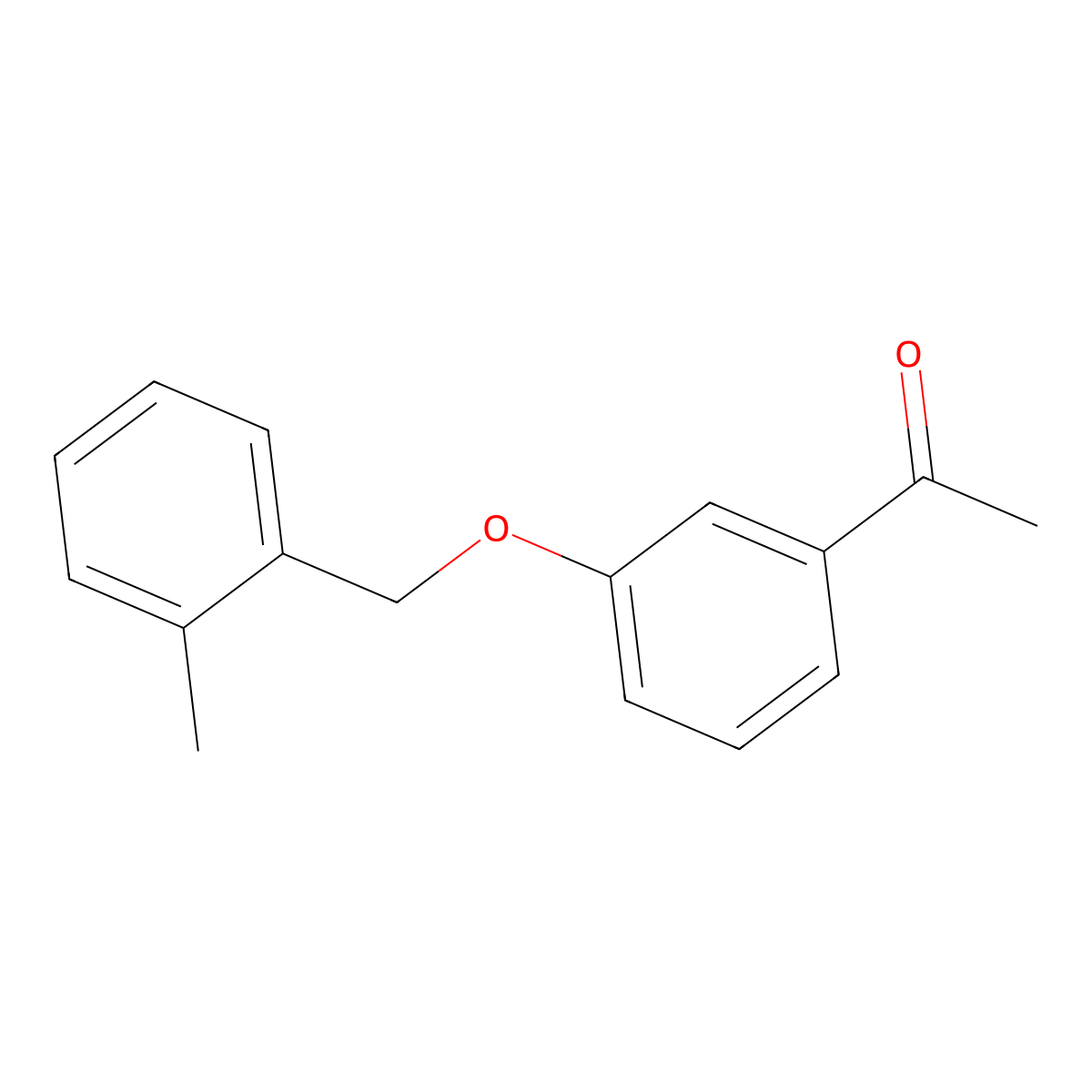 1-[3-[(2-Methylphenyl)methoxy]phenyl]ethanone molecular structure, CAS 312592-47-5