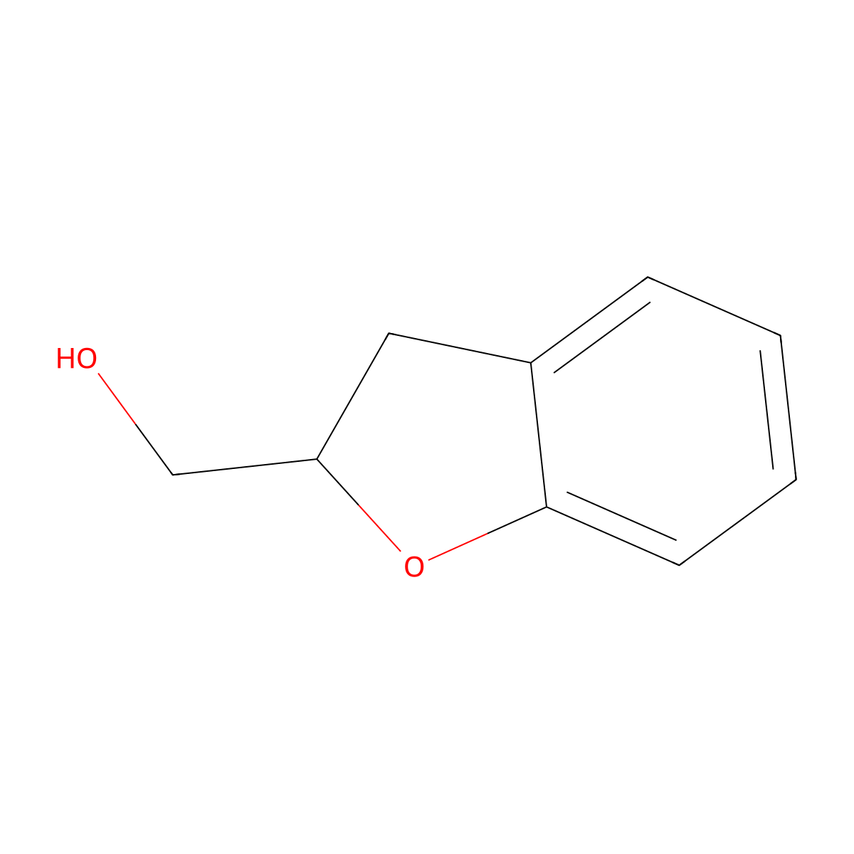 (S)-(2,3-Dihydrobenzofuran-2-yl)methanol molecular structure, CAS 312608-68-7
