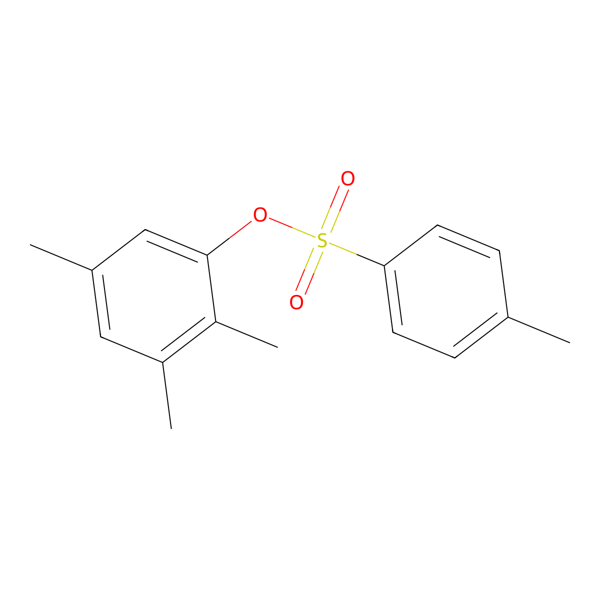 2,3,5-Trimethylphenyl 4-methylbenzene-1-sulfonate molecular structure, CAS 312609-91-9