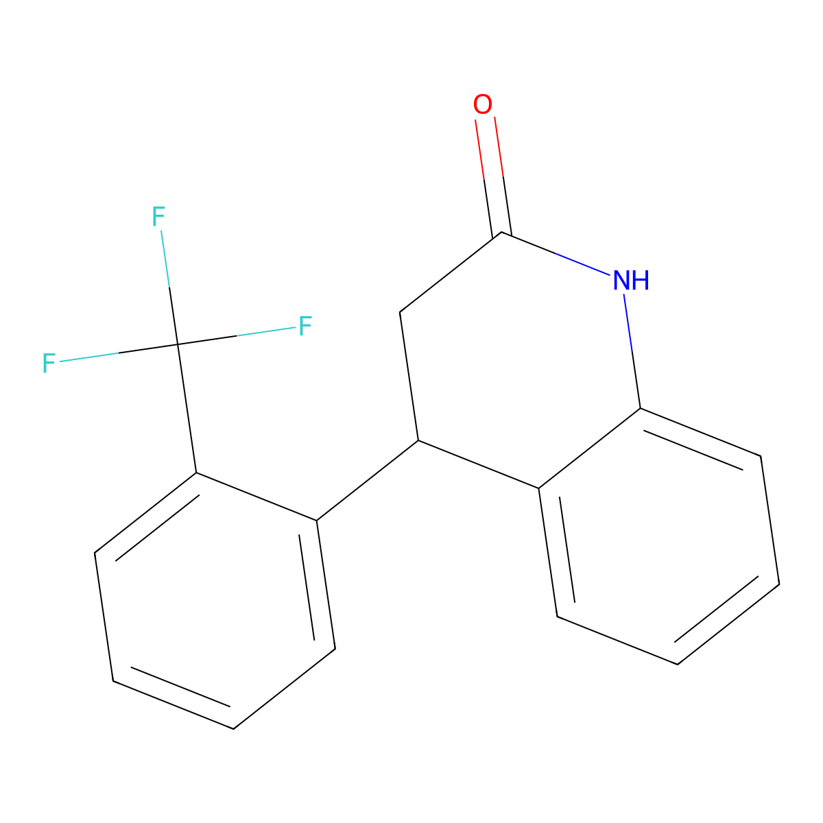 4-[2-(trifluoromethyl)phenyl]-3,4-dihydro-1H-quinolin-2-one molecular structure, CAS 312622-37-0