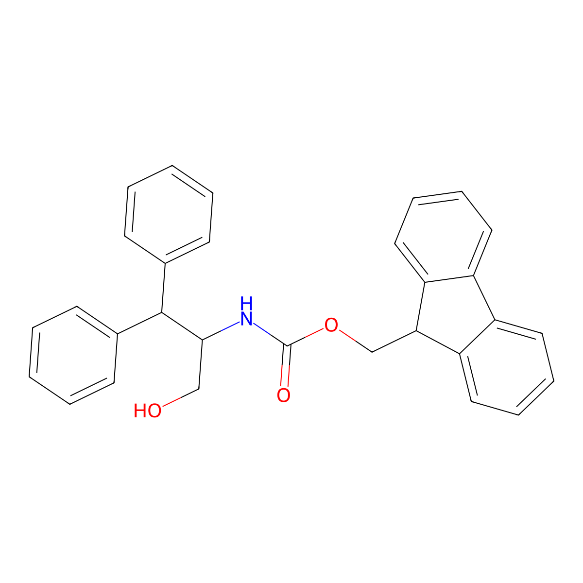 N-(9-Fluorenylmethoxycarbonyl)-beta- molecular structure, CAS 312624-00-3