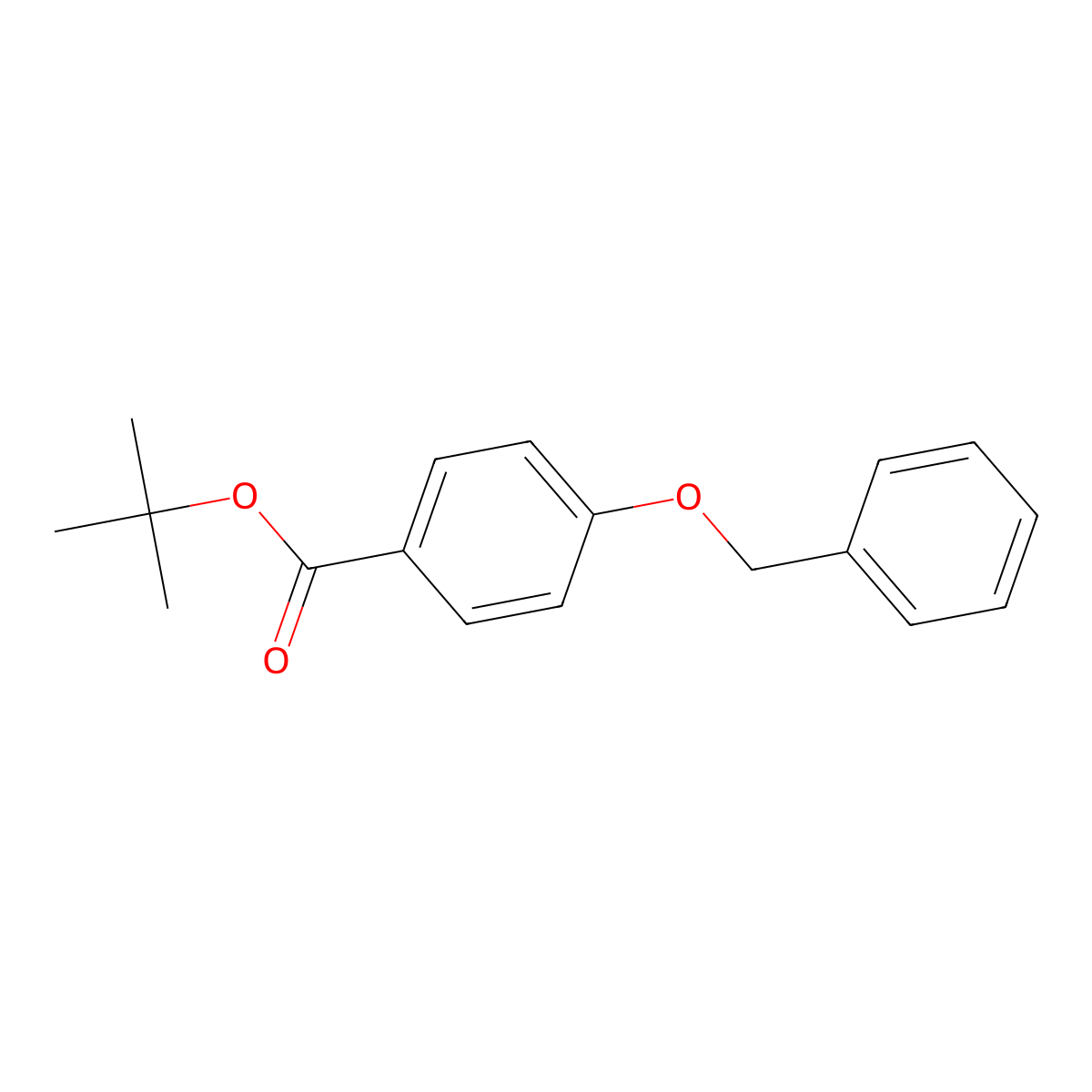 Tert-butyl 4-(benzyloxy)benzoate molecular structure, CAS 312631-23-5