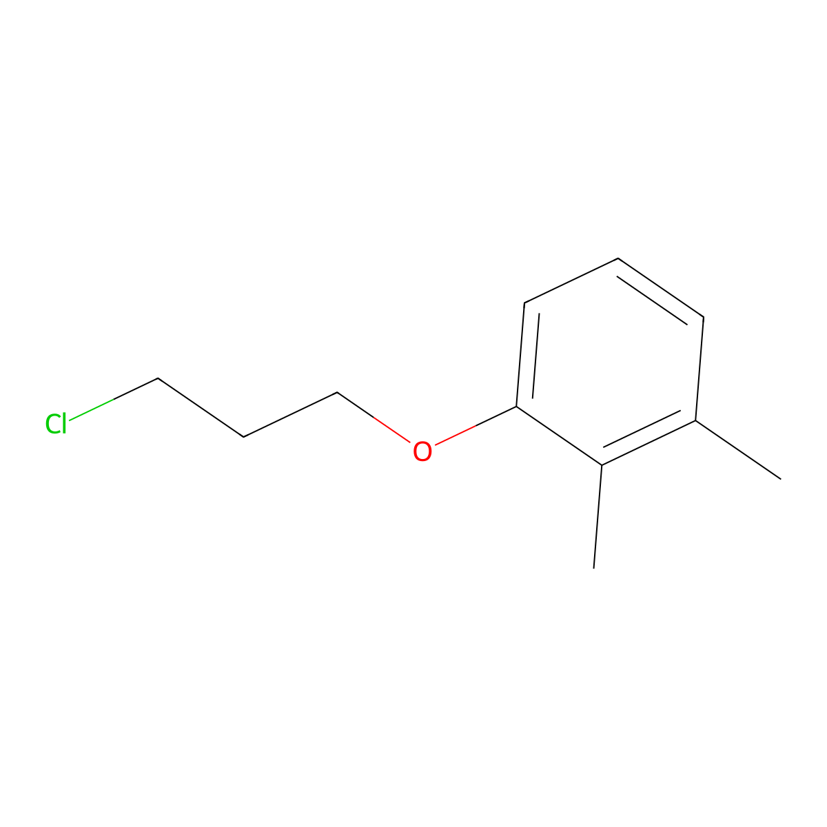 1-(3-Chloropropoxy)-2,3-dimethylbenzene molecular structure, CAS 31264-52-5