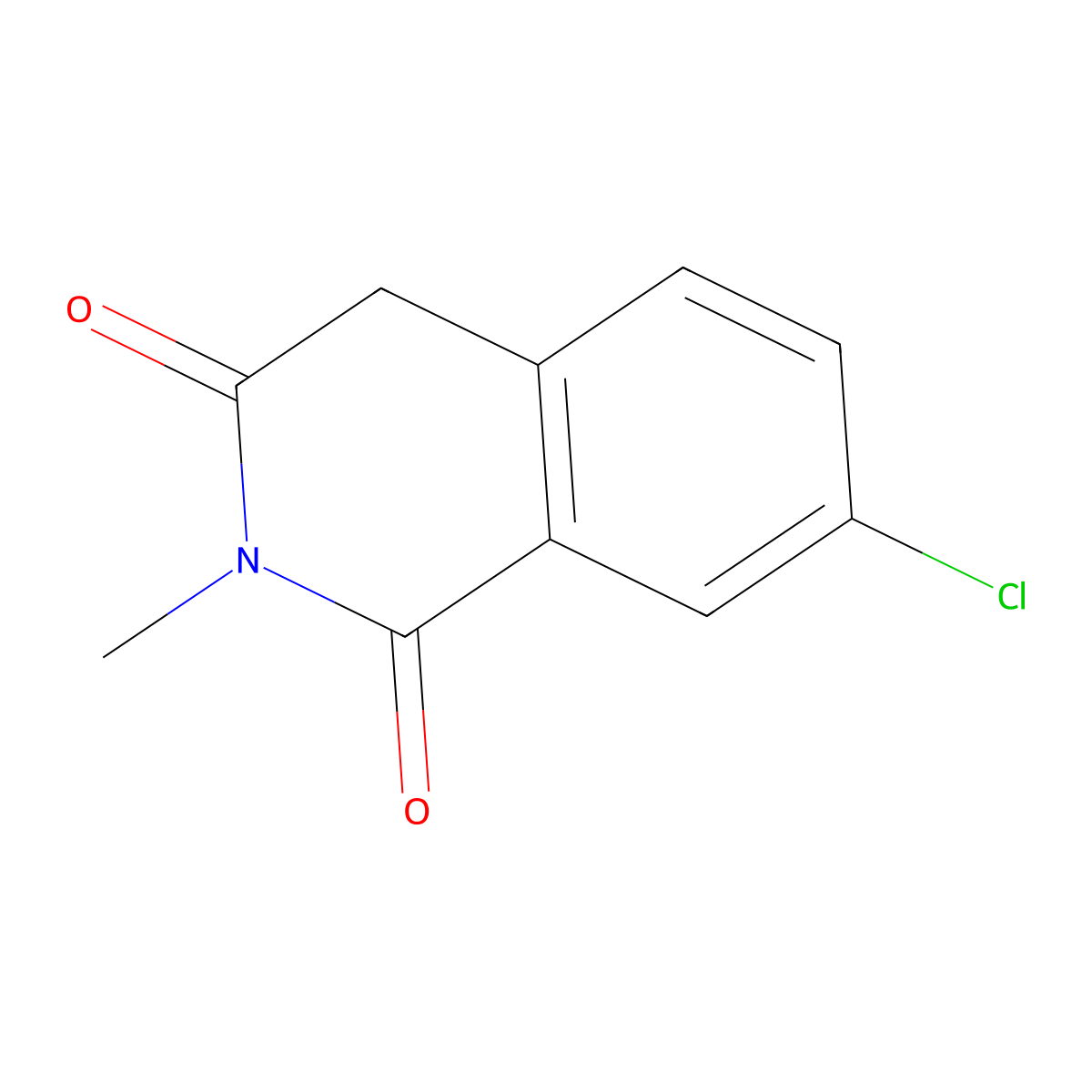 7-Chloro-2-methyl-1,2,3,4-tetrahydroisoquinoline-1,3-dione molecular structure, CAS 31267-15-9