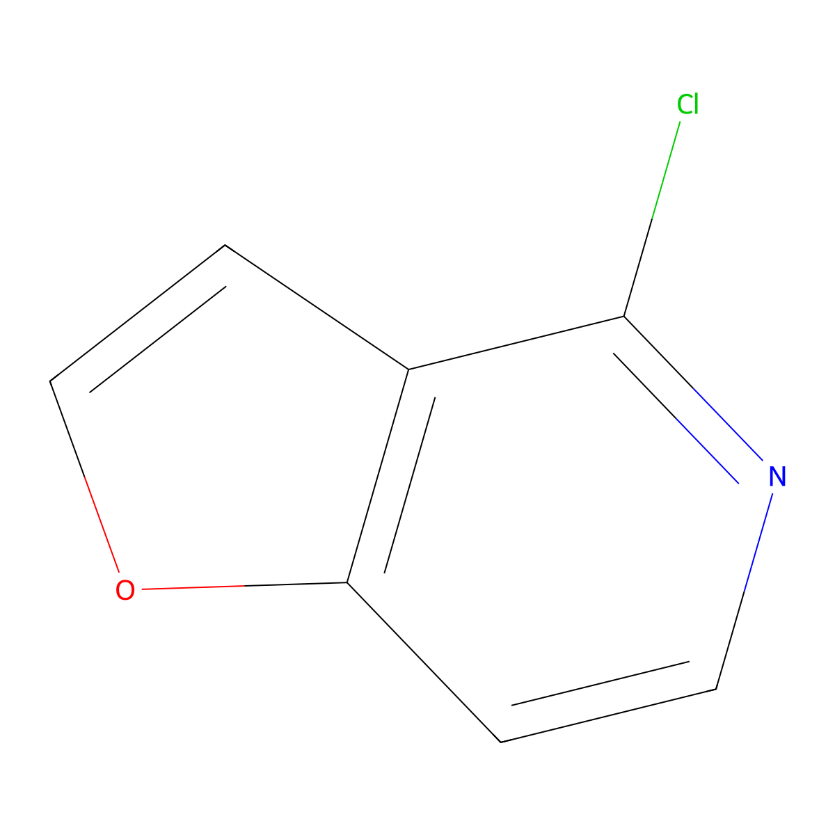 4-Chlorofuro[3,2-c]pyridine molecular structure, CAS 31270-80-1