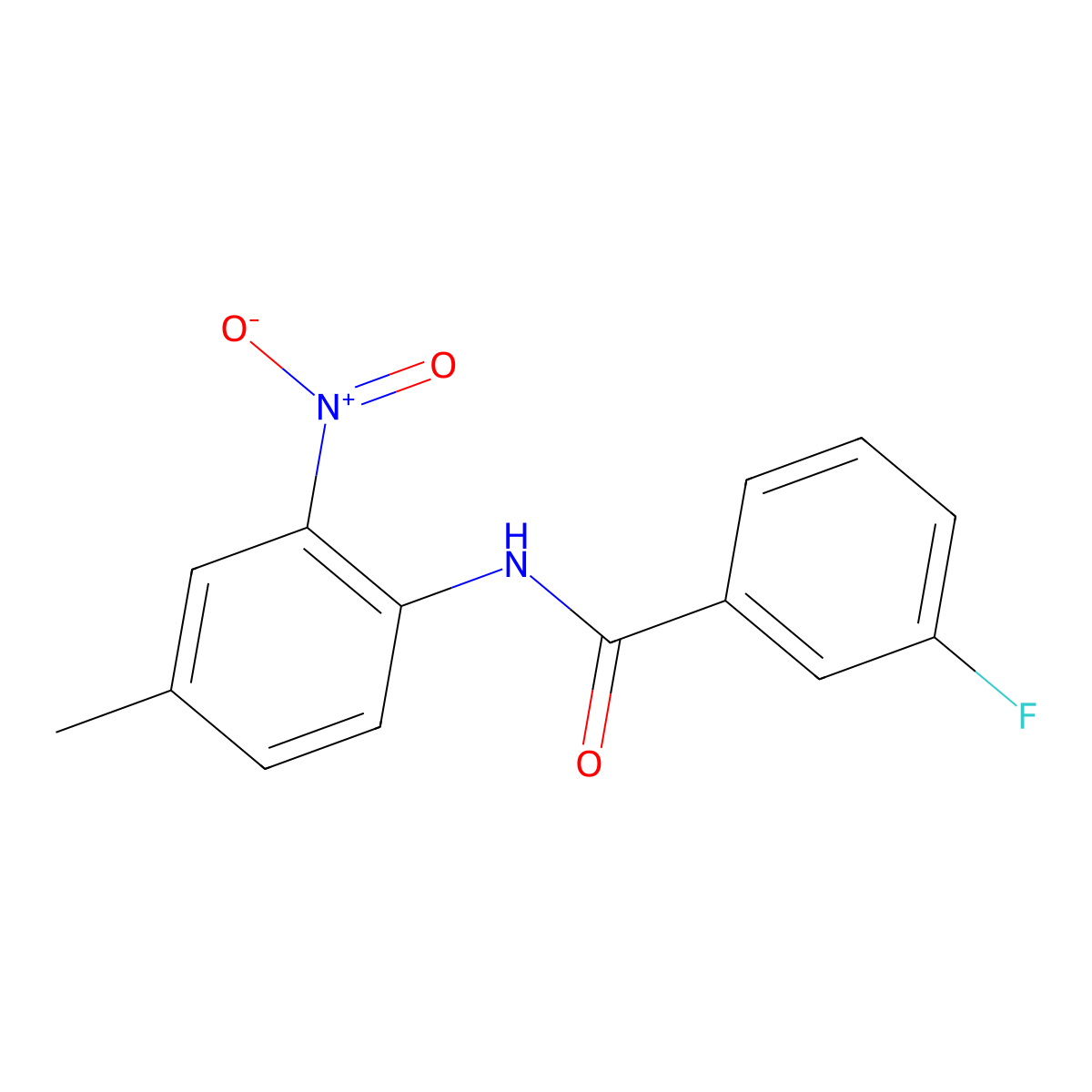 3-fluoro-N-(4-methyl-2-nitrophenyl)benzamide molecular structure, CAS 312703-74-5