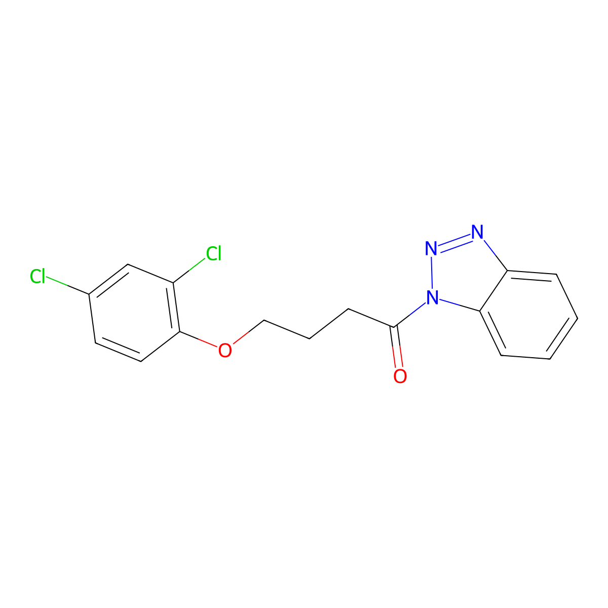 1-(Benzotriazol-1-yl)-4-(2,4-dichlorophenoxy)butan-1-one molecular structure, CAS 312703-88-1
