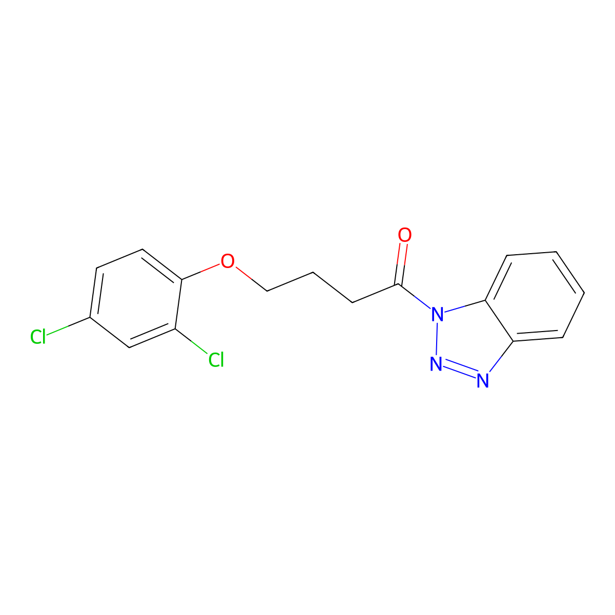 1-(Benzotriazol-1-yl)-4-(2,4-dichlorophenoxy)butan-1-one molecular structure, CAS 312703-88-1