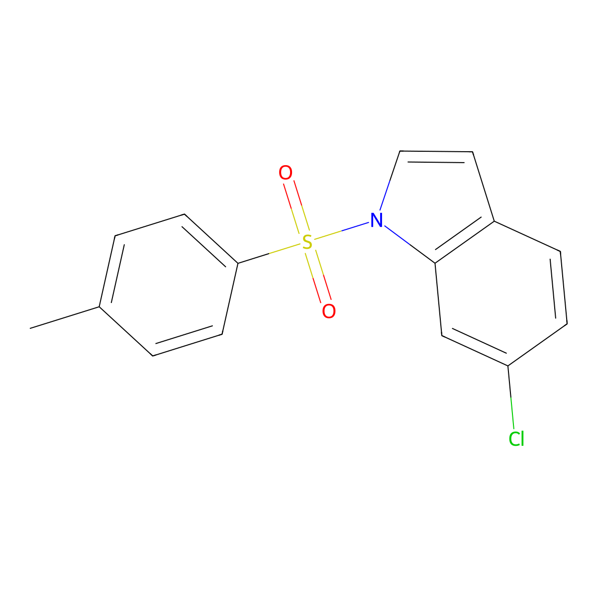 6-Chloro-1-tosyl-1H-indole molecular structure, CAS 31271-88-2