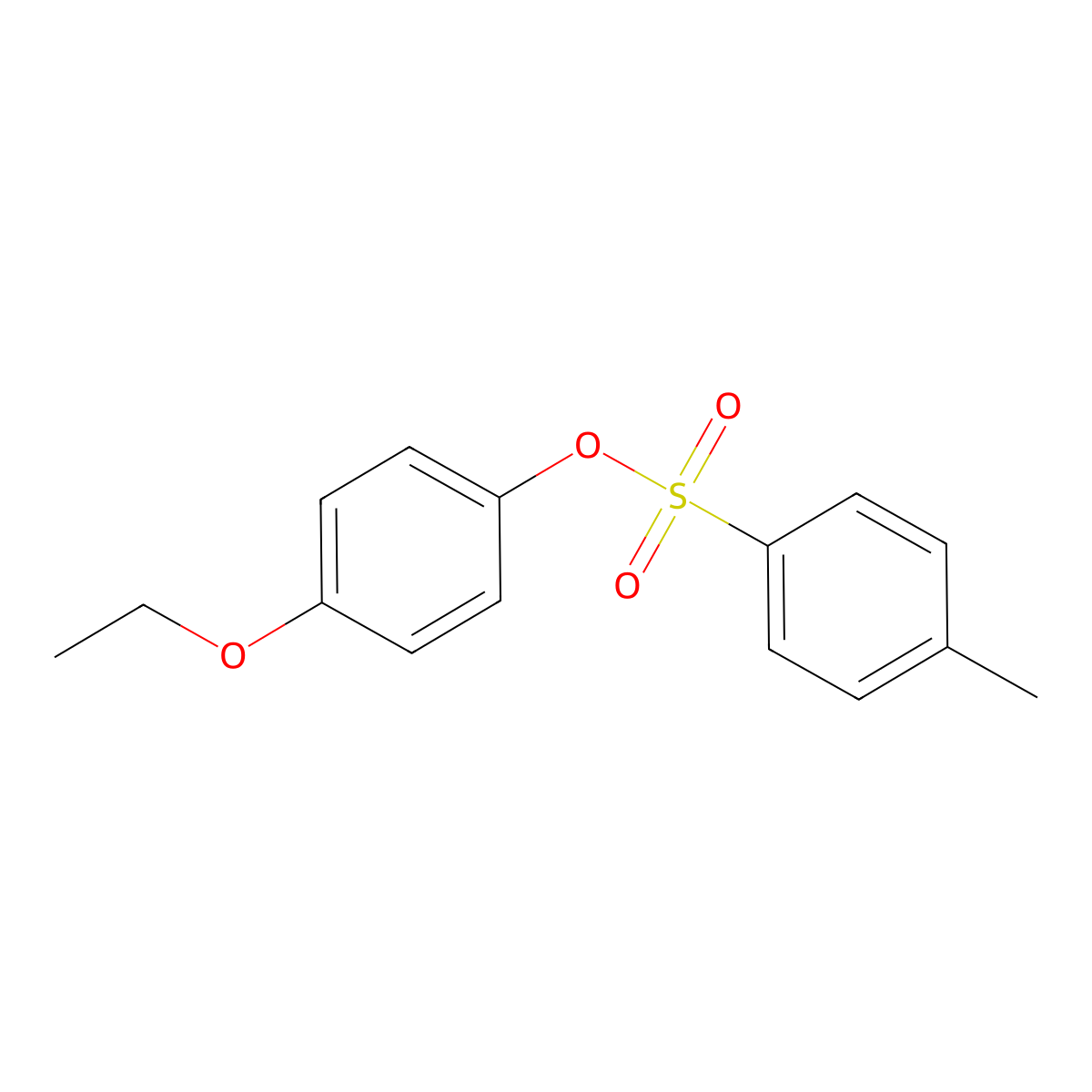 4-Ethoxyphenyl 4-methylbenzene-1-sulfonate molecular structure, CAS 312742-04-4